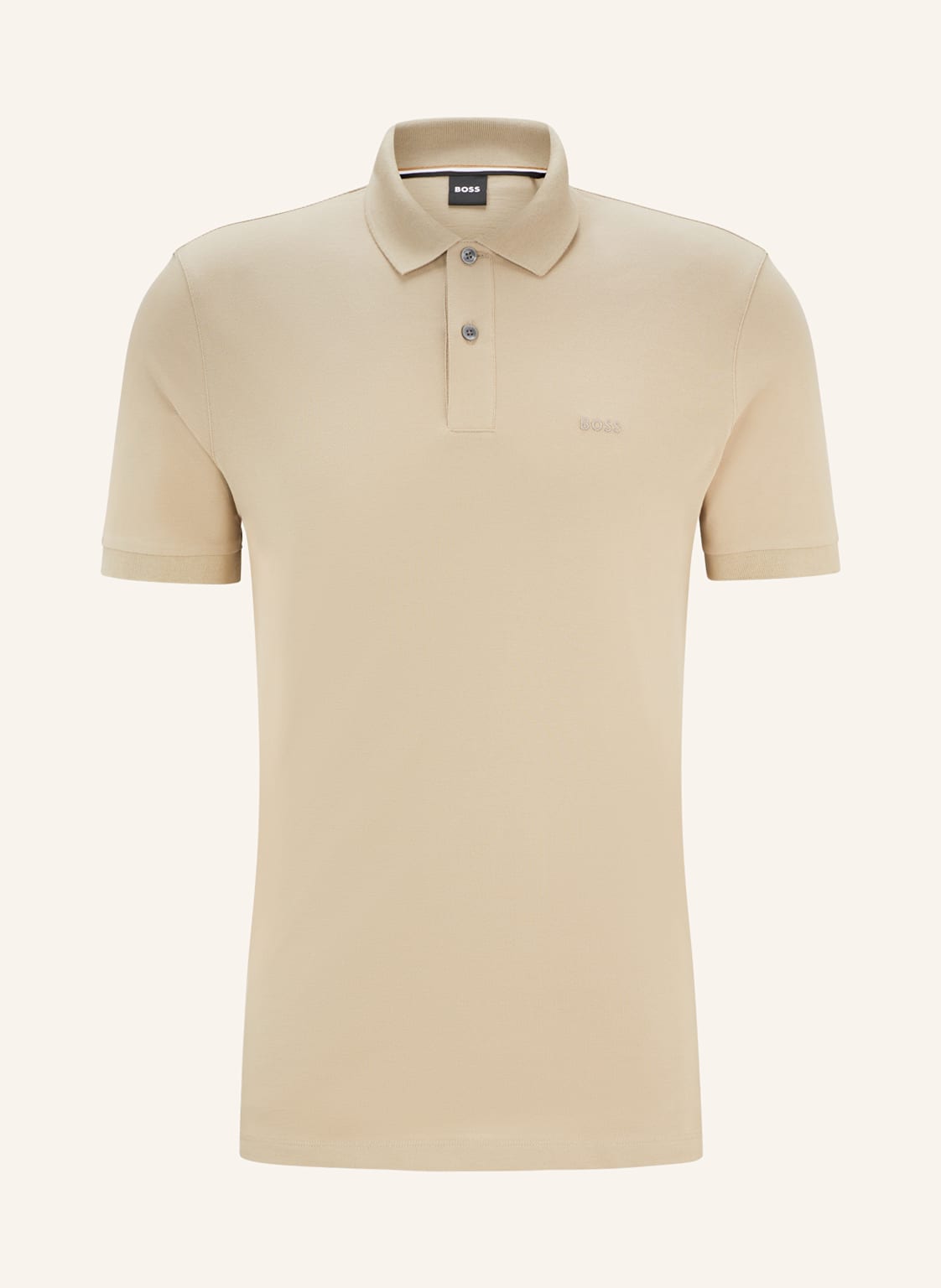 Boss Piqué-Poloshirt Pallas Regular Fit beige von Boss