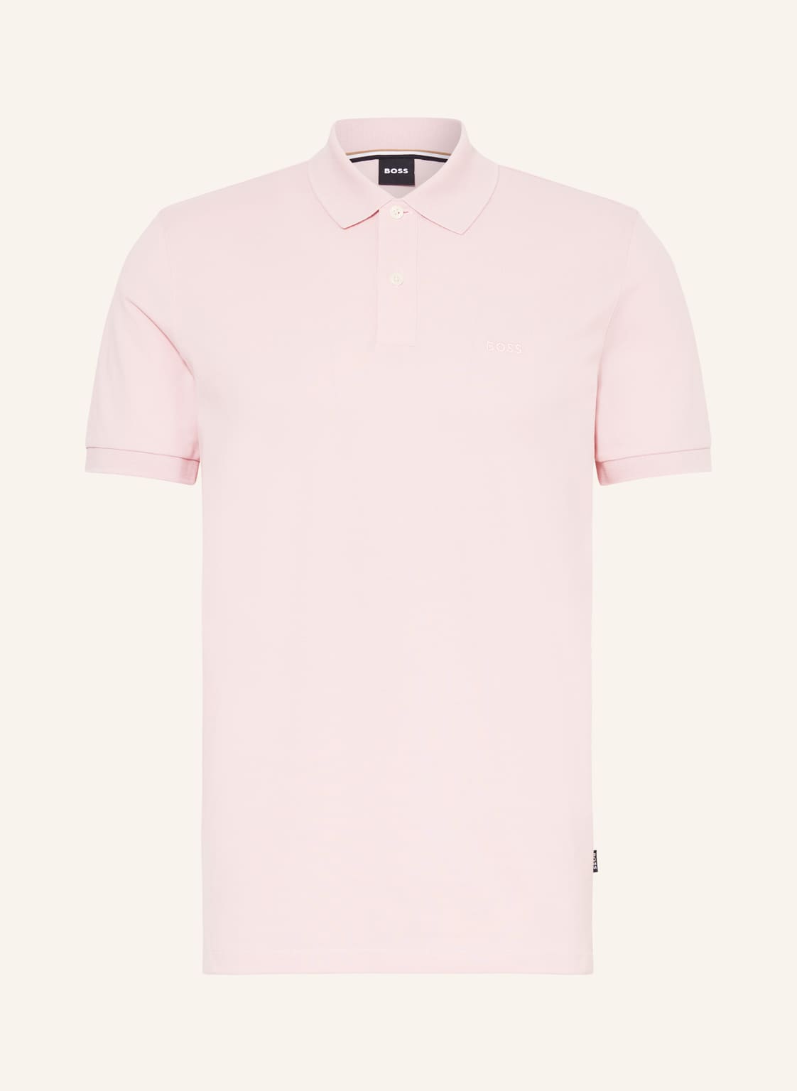 Boss Piqué-Poloshirt Pallas Regular Fit rosa von Boss