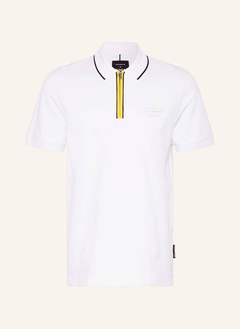 Boss Piqué-Poloshirt Paras weiss von Boss