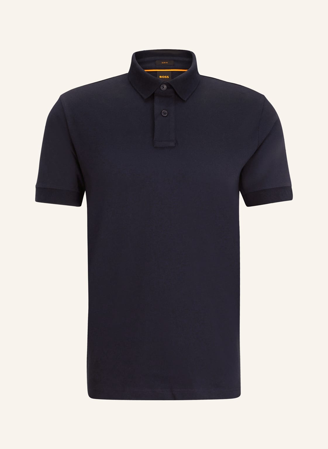 Boss Piqué-Poloshirt Passenger Slim Fit blau von Boss