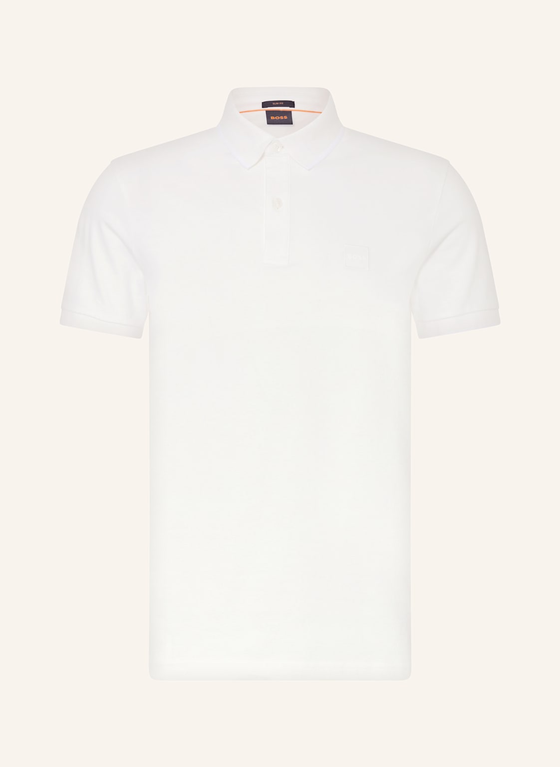Boss Piqué-Poloshirt Passertip weiss von Boss