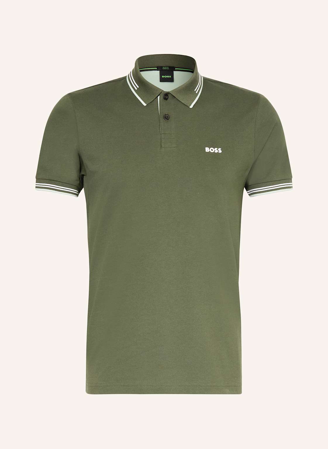 Boss Piqué-Poloshirt Paul Slim Fit gruen Boss Piqué-Poloshirt Paul Slim Fit gruen von Boss