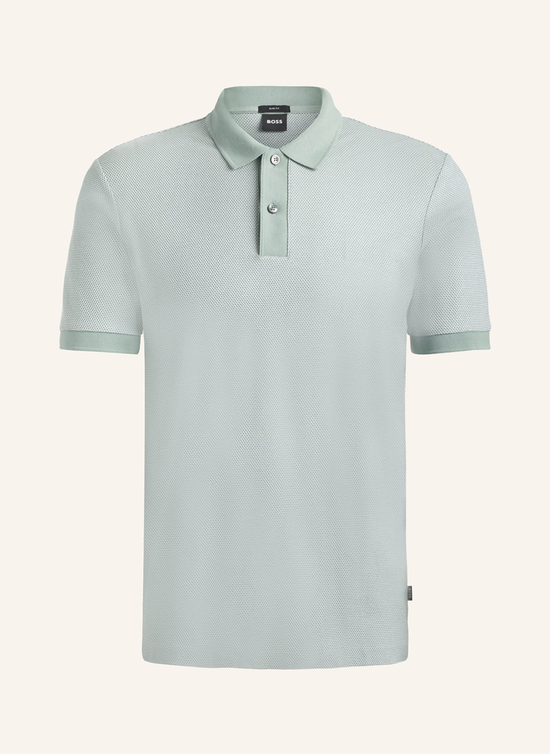 Boss Piqué-Poloshirt Phillipson Slim Fit gruen von Boss