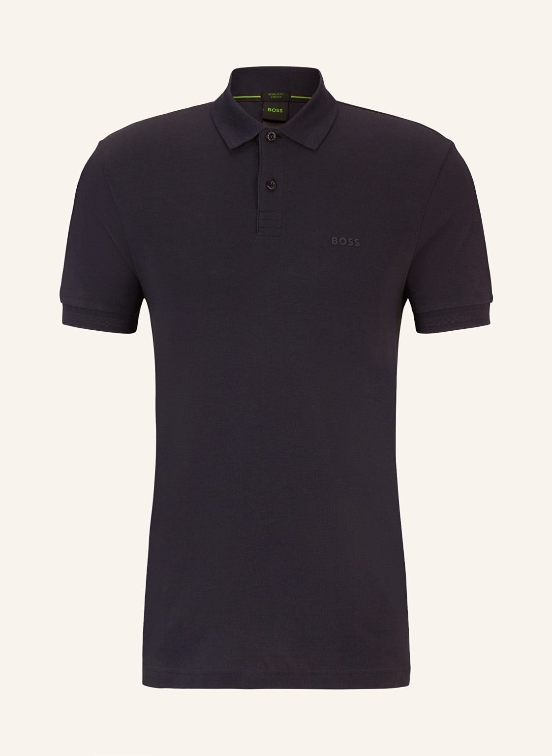 Boss Piqué-Poloshirt Pio Regular Fit blau von Boss