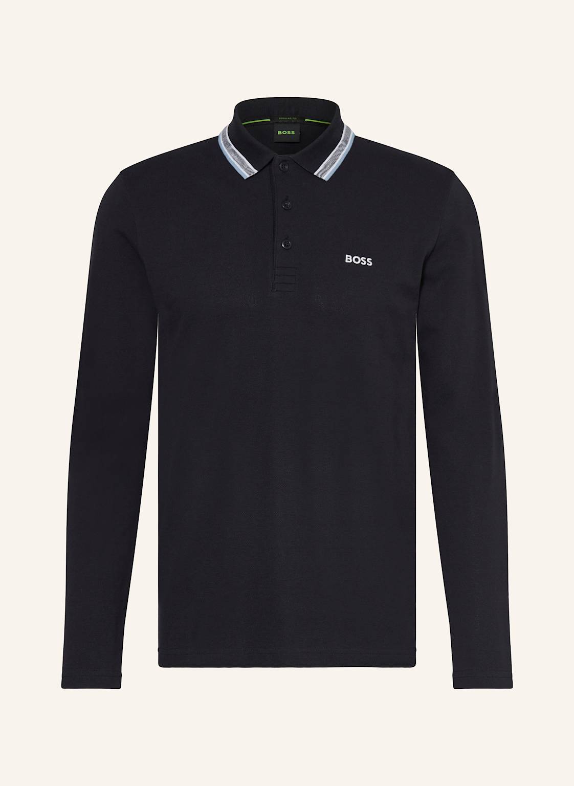 Boss Piqué-Poloshirt Plisy blau von Boss