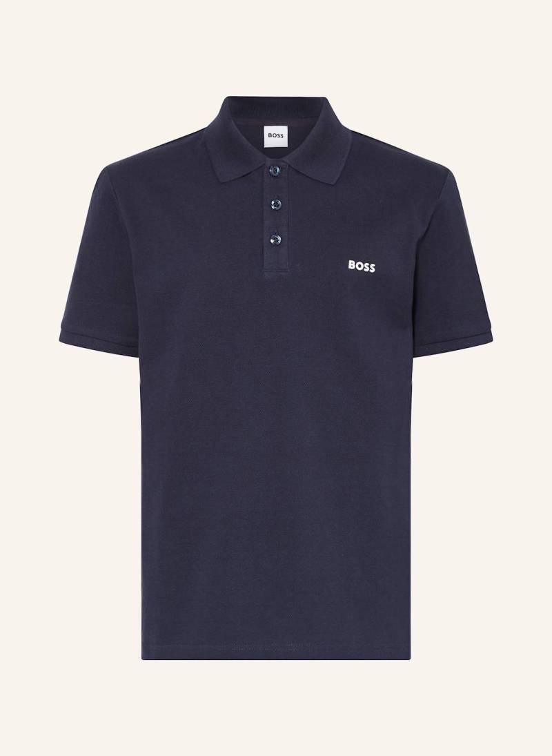 Boss Piqué-Poloshirt blau von Boss
