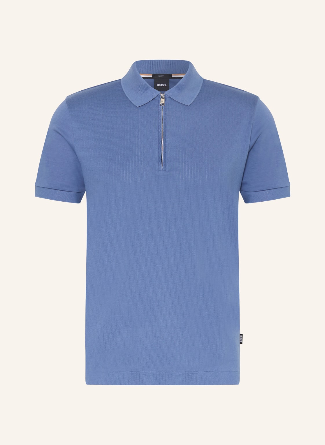 Boss Poloshirt Polston 35 Slim Fit blau von Boss