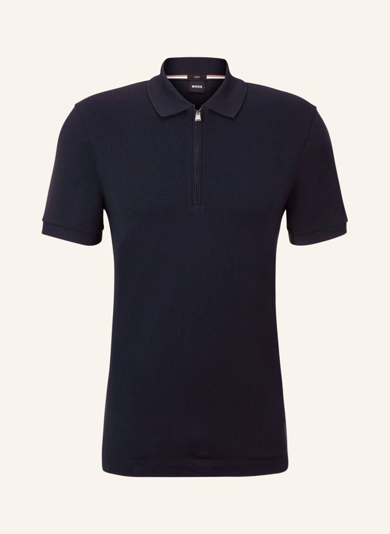 Boss Poloshirt Polston 35 Slim Fit blau von Boss