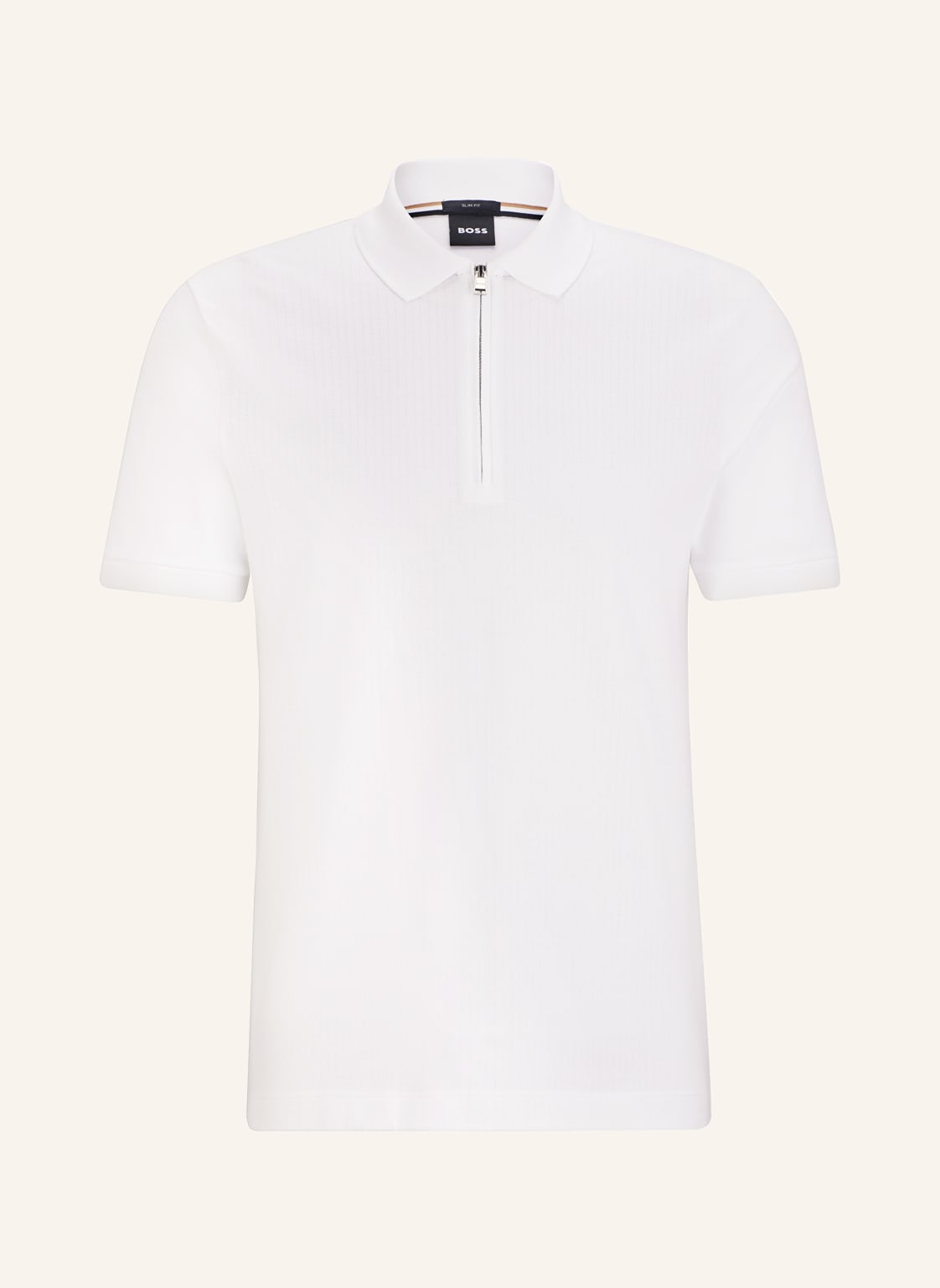 Boss Poloshirt Polston 35 Slim Fit weiss von Boss