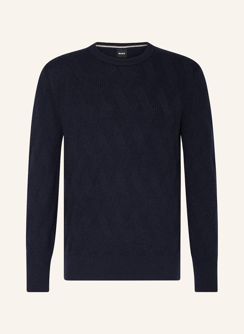 Boss Pullover Elfredo blau von Boss