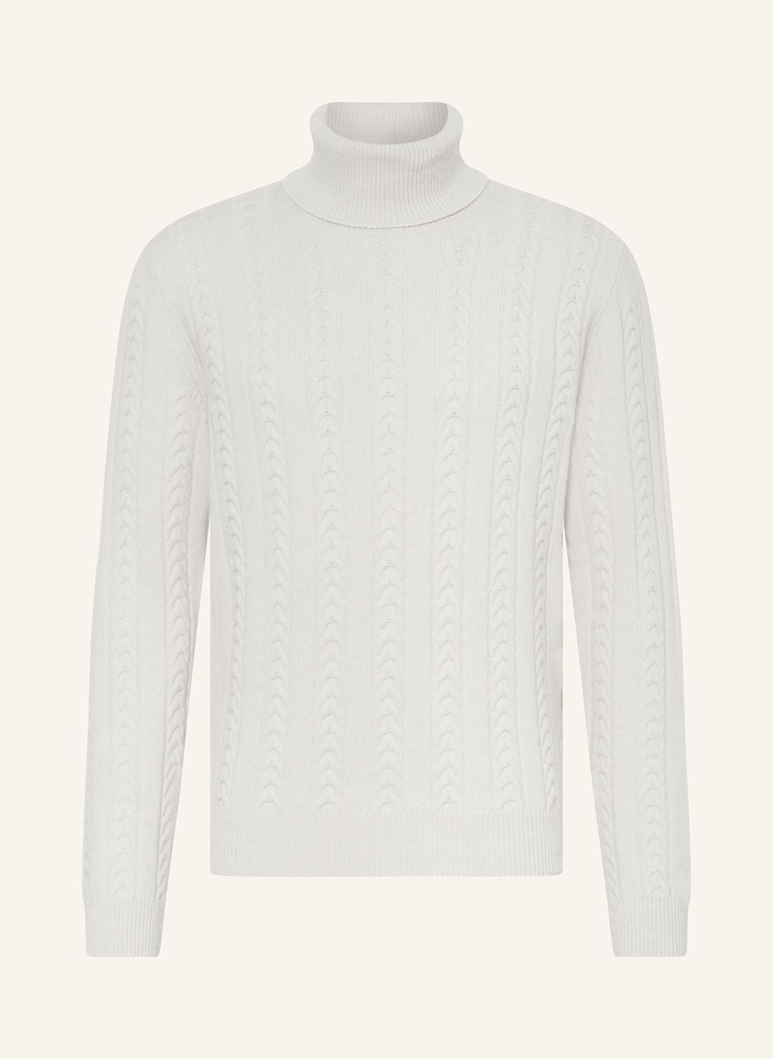 Boss Rollkragenpullover Eribo Mit Cashmere weiss von Boss