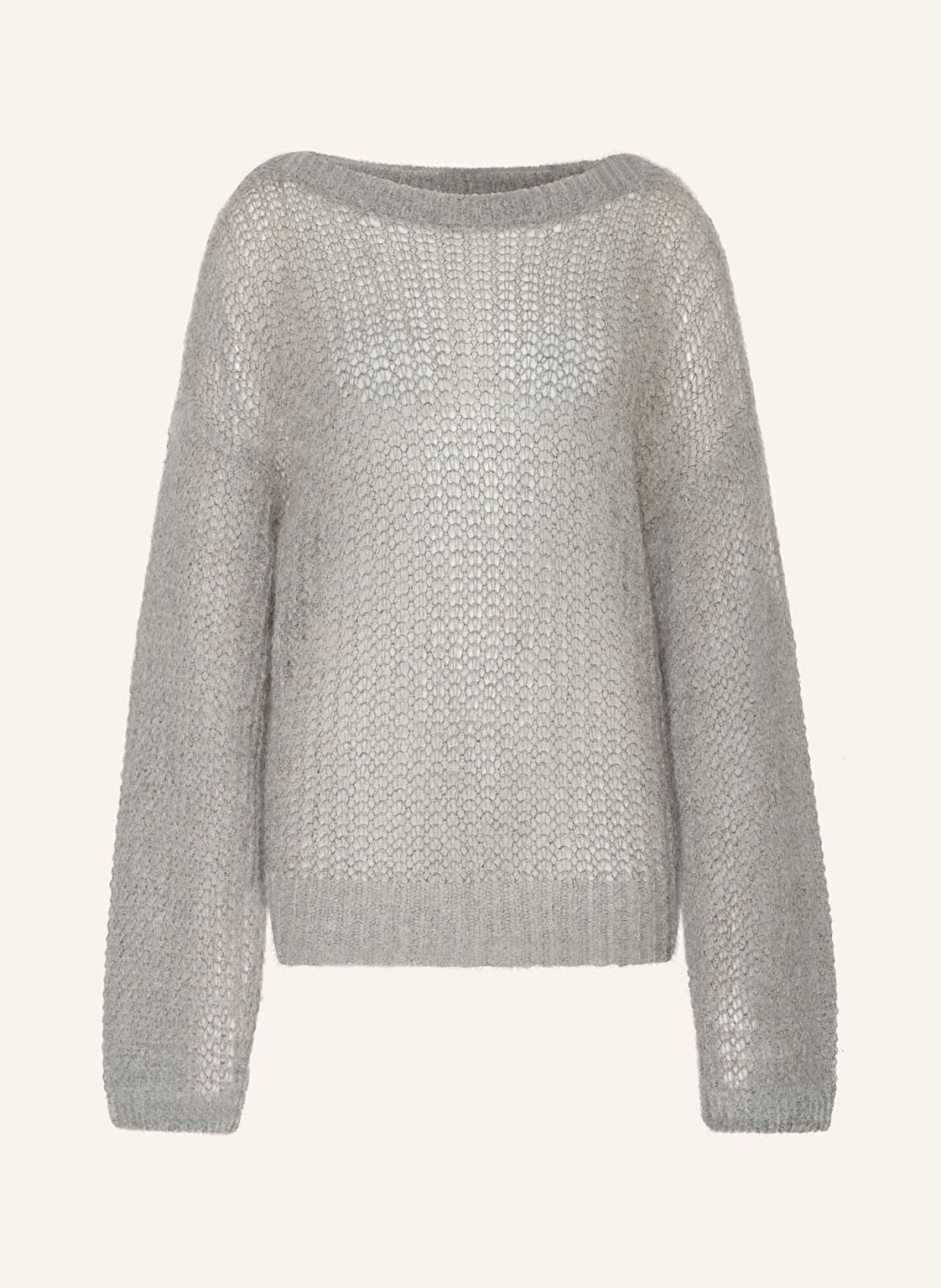 Boss Pullover Fablura Mit Mohair grau von Boss