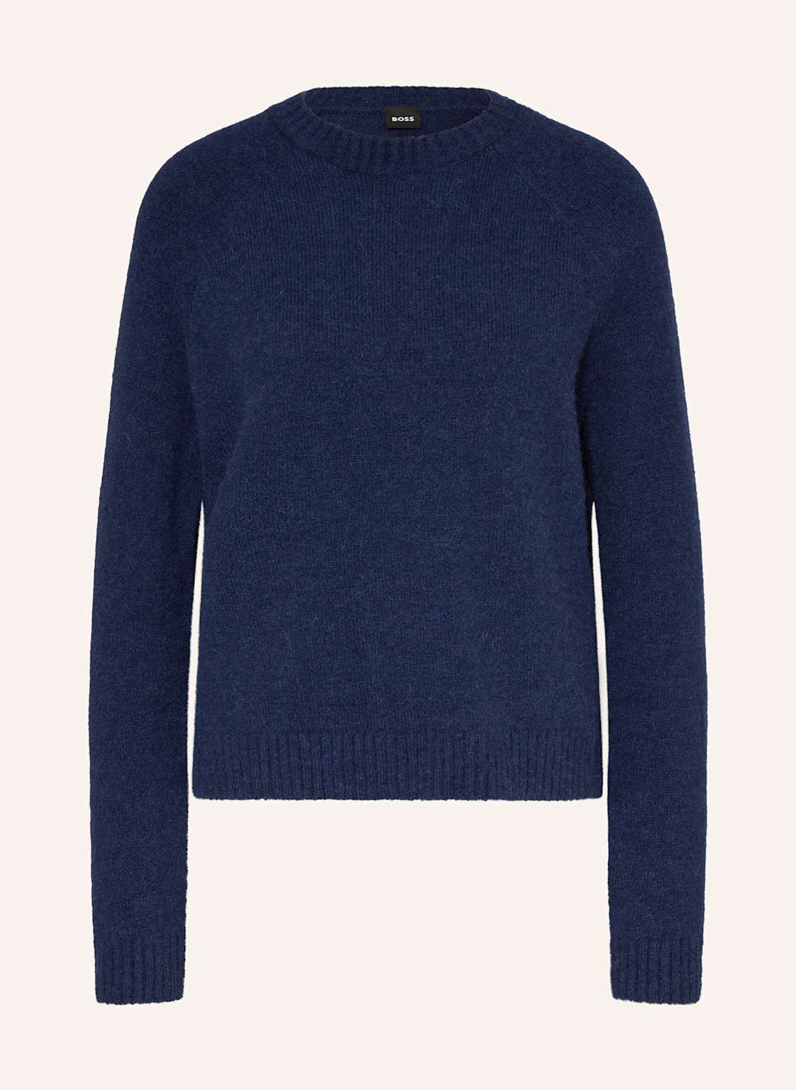 Boss Pullover Febisan Mit Alpaka blau von Boss