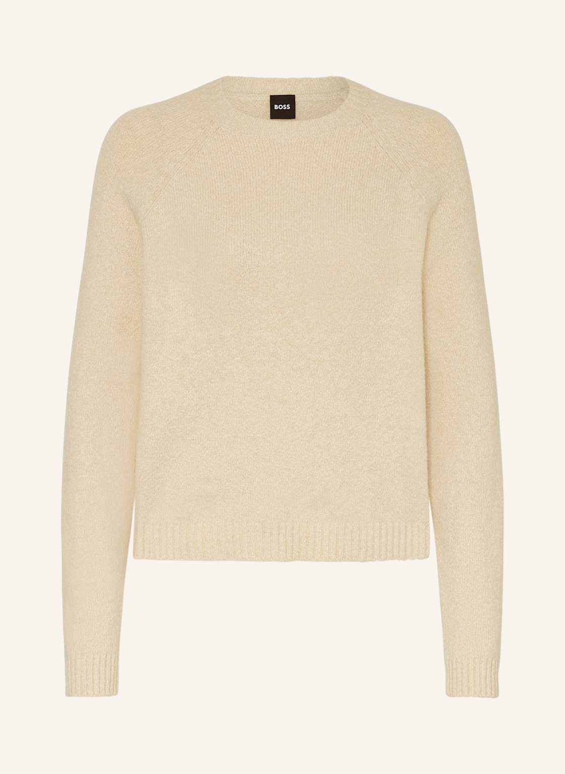 Boss Pullover Febisan Mit Alpaka beige von Boss