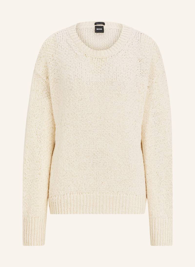 Boss Pullover Felodiena weiss von Boss