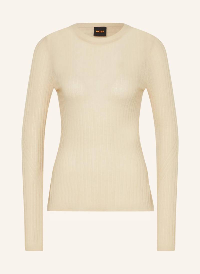 Boss Pullover Fennona beige von Boss