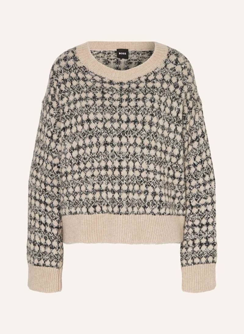 Boss Pullover Fernade Mit Alpaka beige von Boss