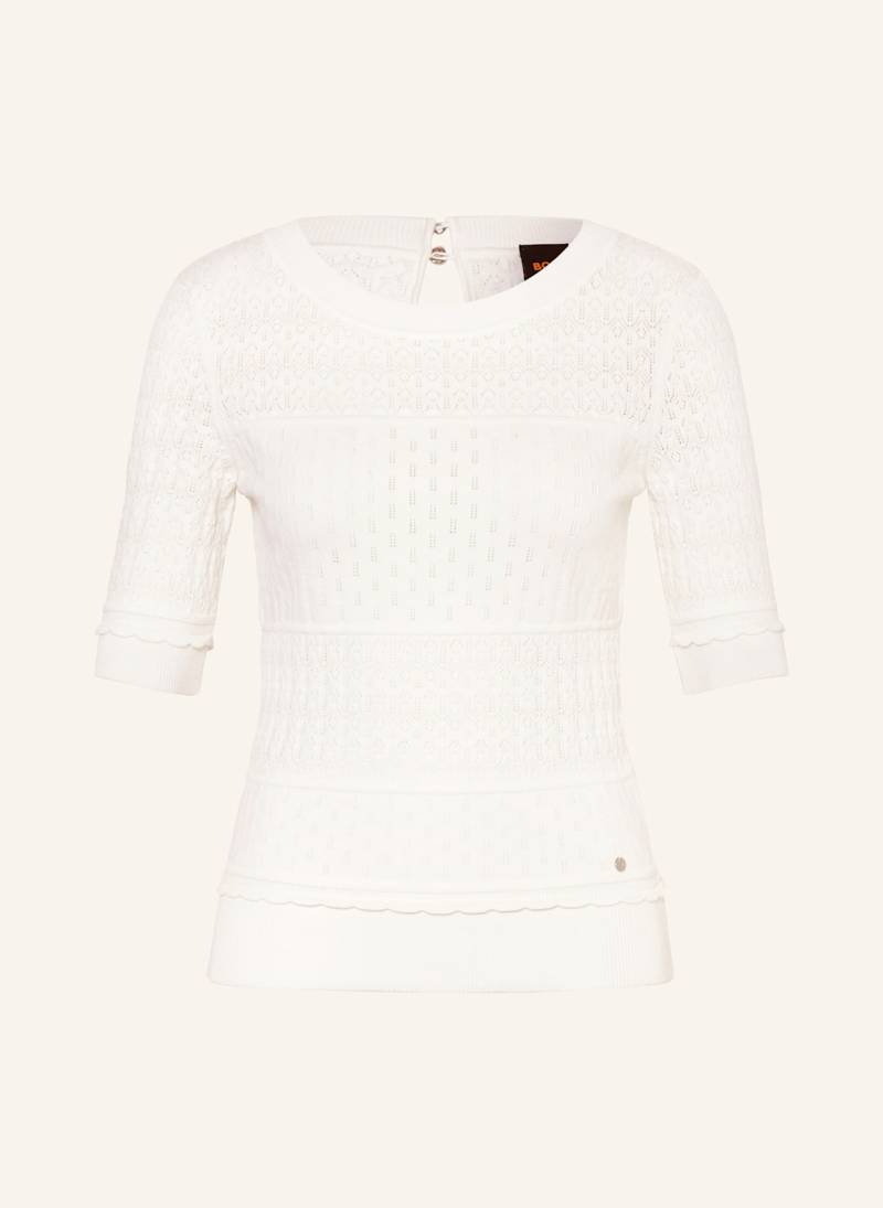 Boss Pullover Fhoenix Mit 3/4-Arm weiss von Boss