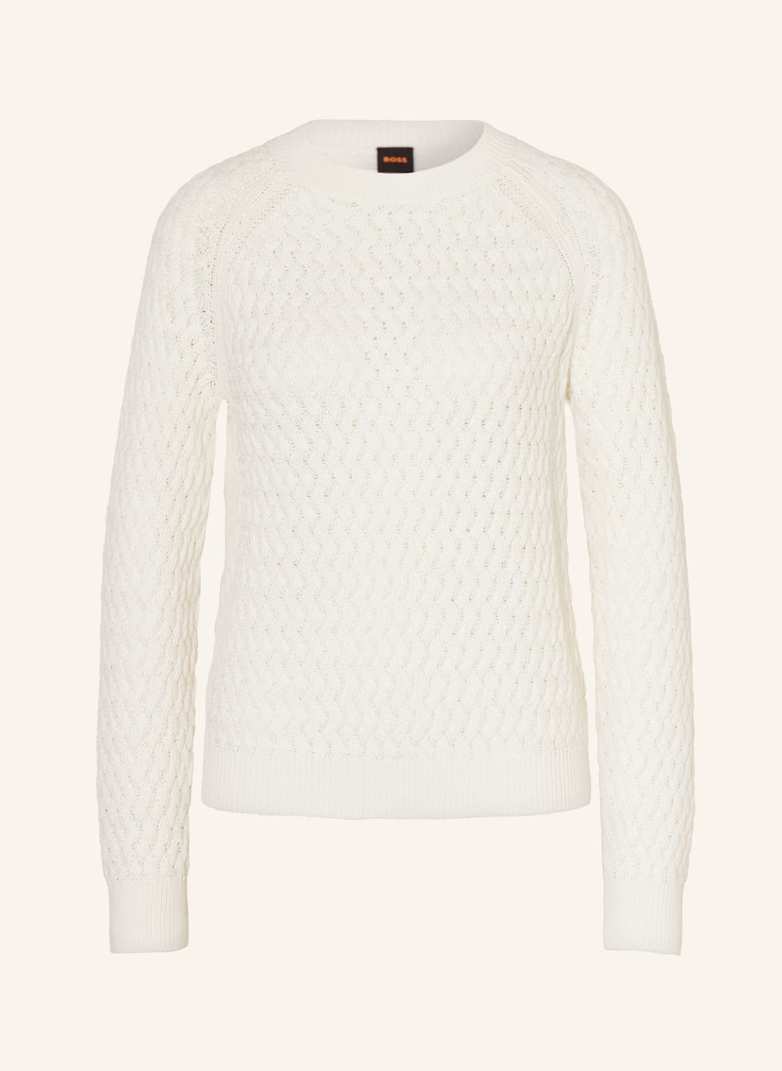 Boss Pullover Fino weiss von Boss