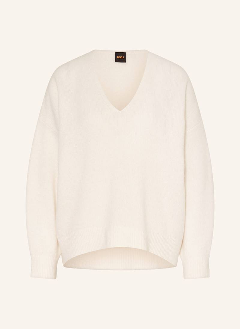 Boss Pullover Fondella weiss von Boss