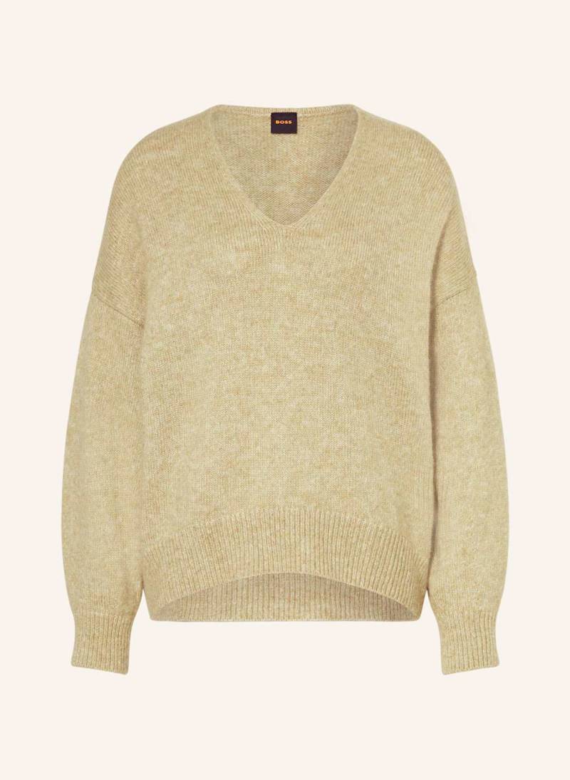 Boss Pullover Fondys Mit Alpaka beige von Boss