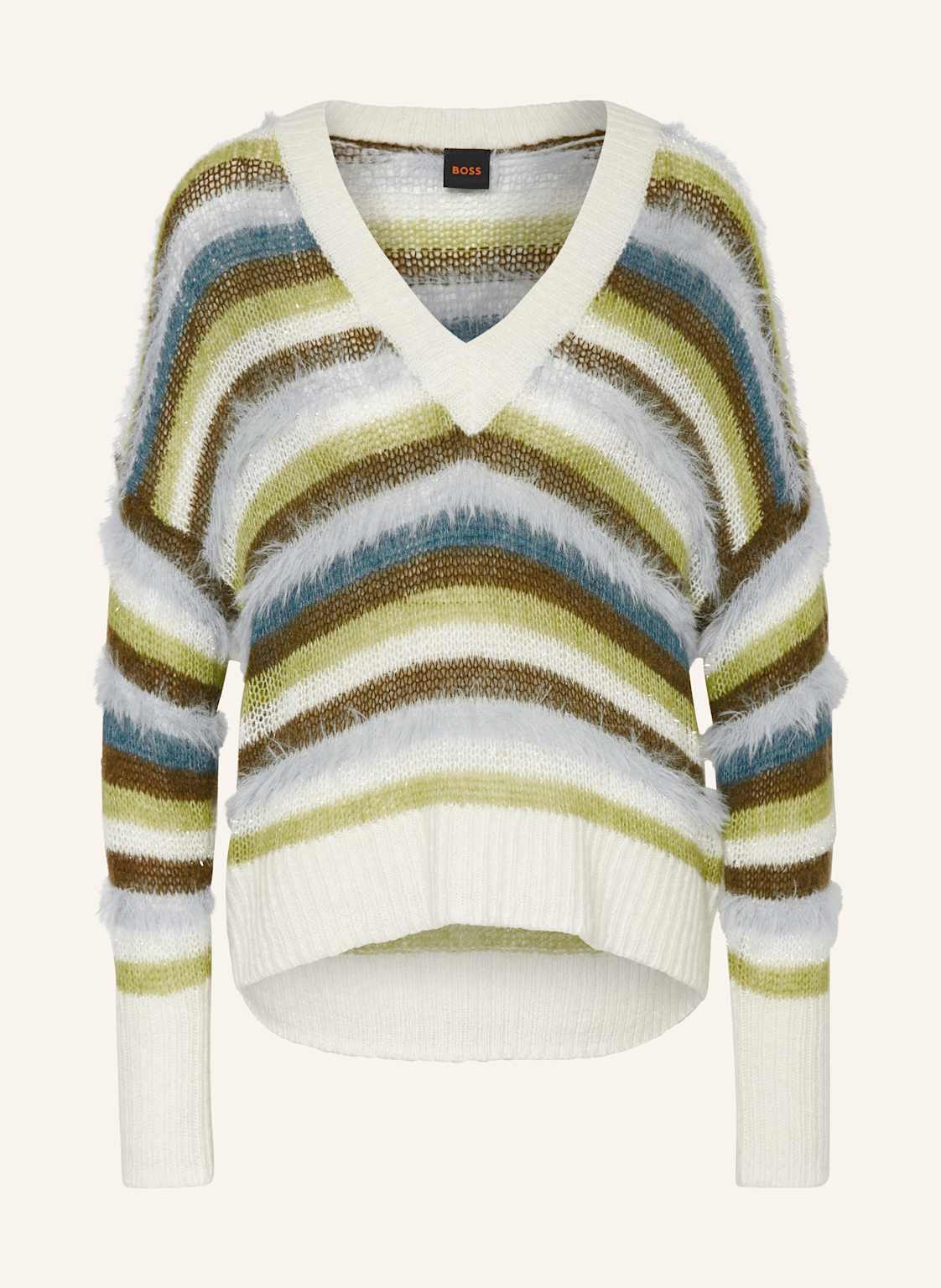 Boss Pullover Fonet Mit Glitzergarn beige Boss Pullover Fonet Mit Glitzergarn beige von Boss