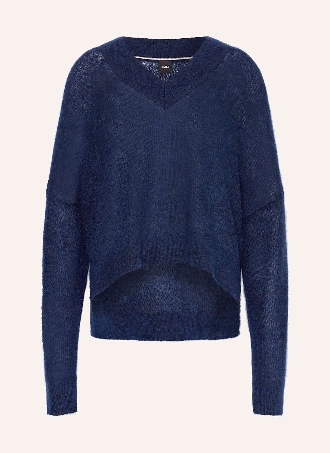 Boss Pullover Frankia Mit Mohair blau von Boss