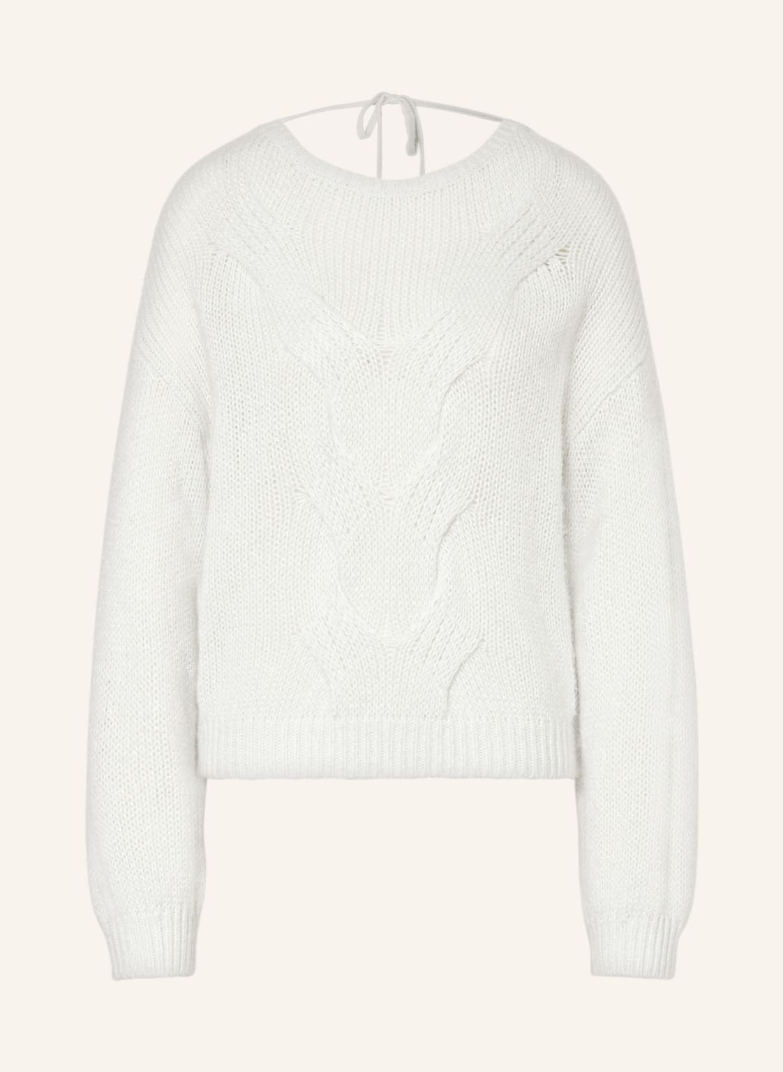 Boss Pullover Frolla Mit Glitzergarn weiss von Boss