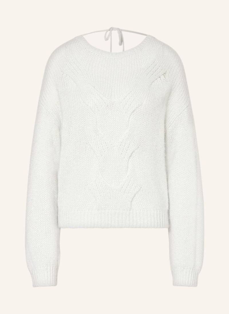 Boss Pullover Frolla Mit Glitzergarn weiss von Boss