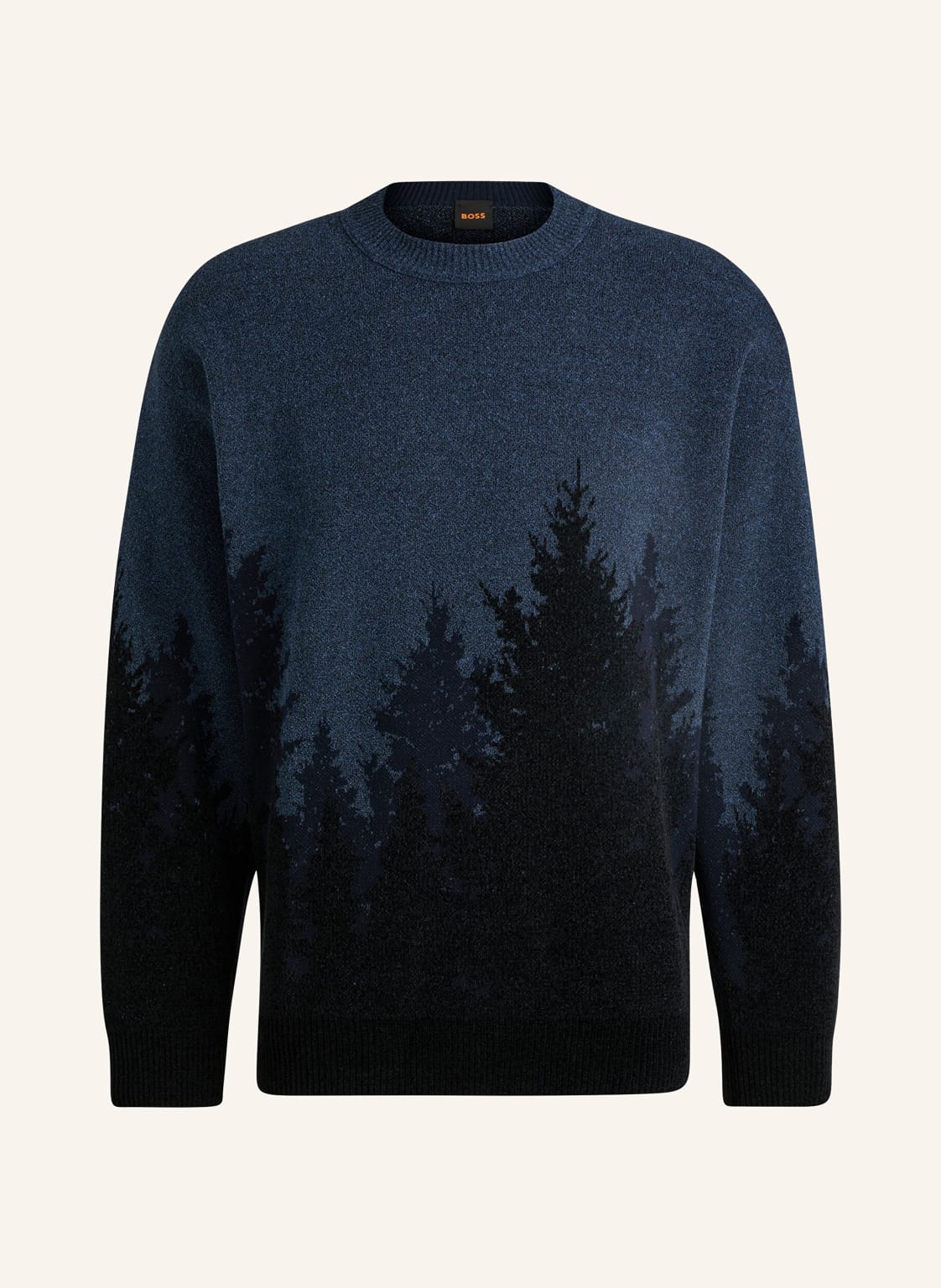 Boss Pullover Keverest blau von Boss