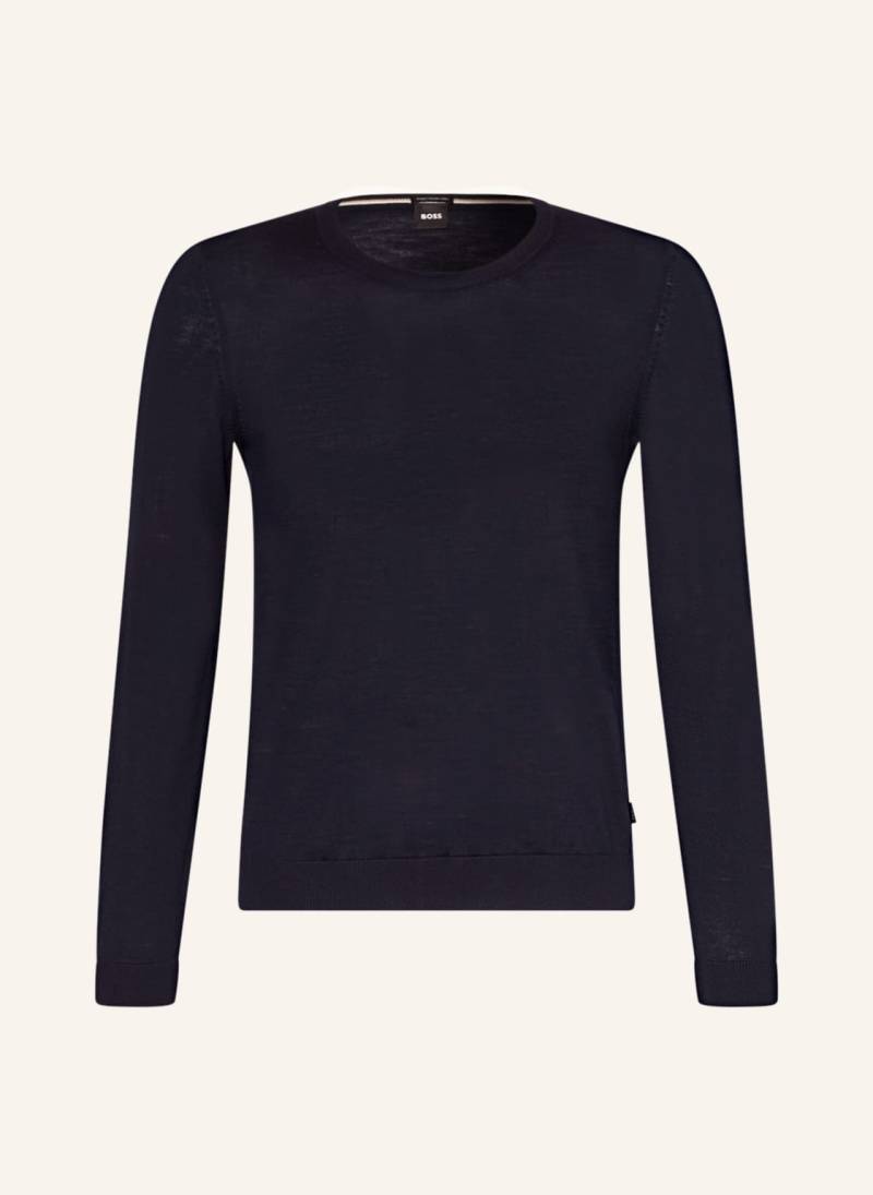 Boss Pullover Leno blau von Boss