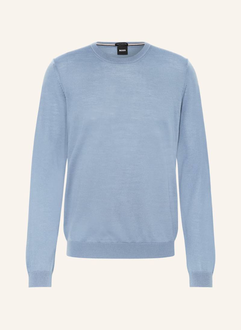 Boss Pullover Leno blau von Boss