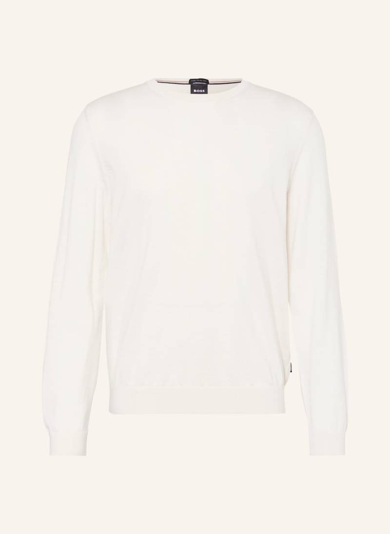 Boss Pullover Leno weiss von Boss