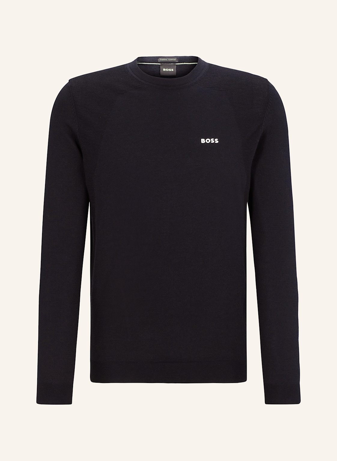 Boss Pullover Momentum_Lite blau von Boss