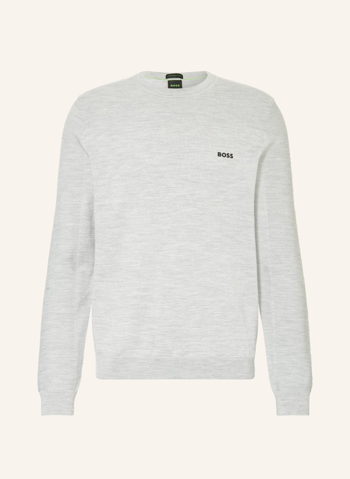 Boss Pullover Momentum grau von Boss