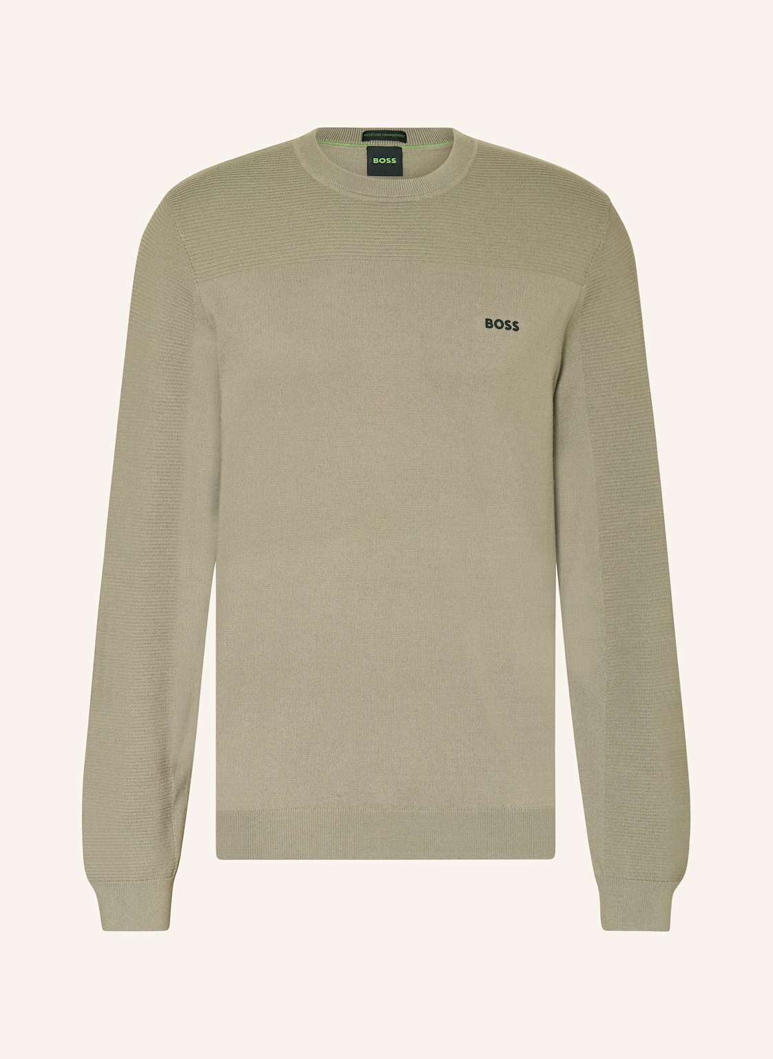 Boss Pullover Momentum gruen von Boss