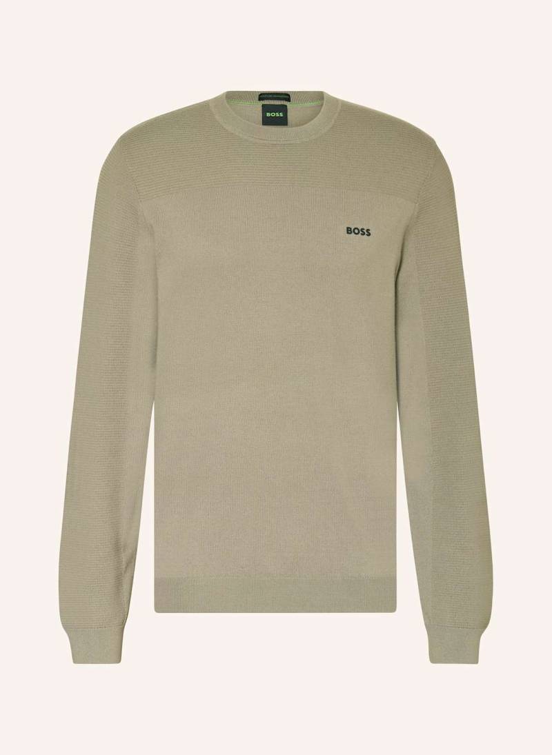 Boss Pullover Momentum gruen von Boss