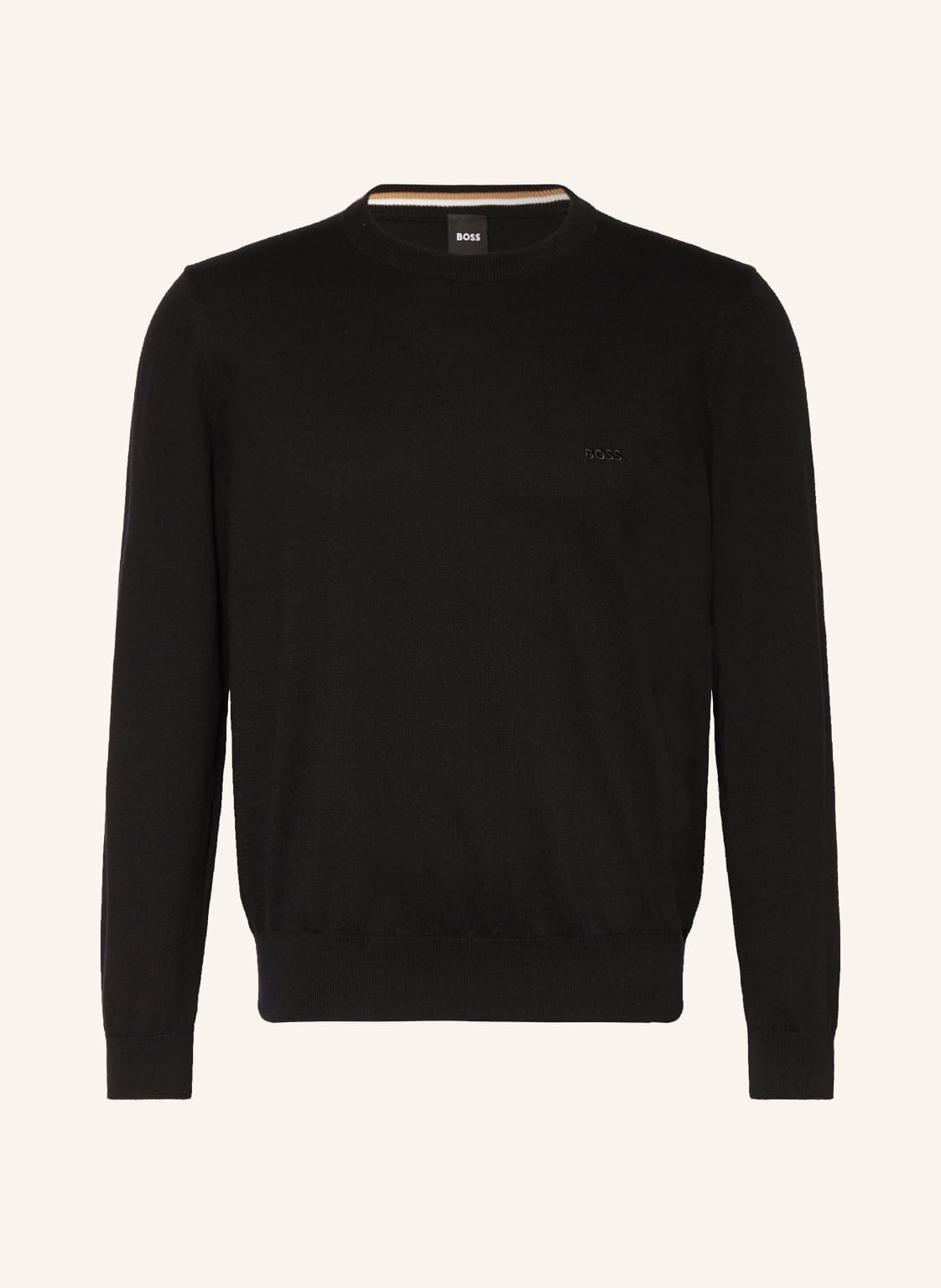 Boss Pullover Pacas schwarz von Boss