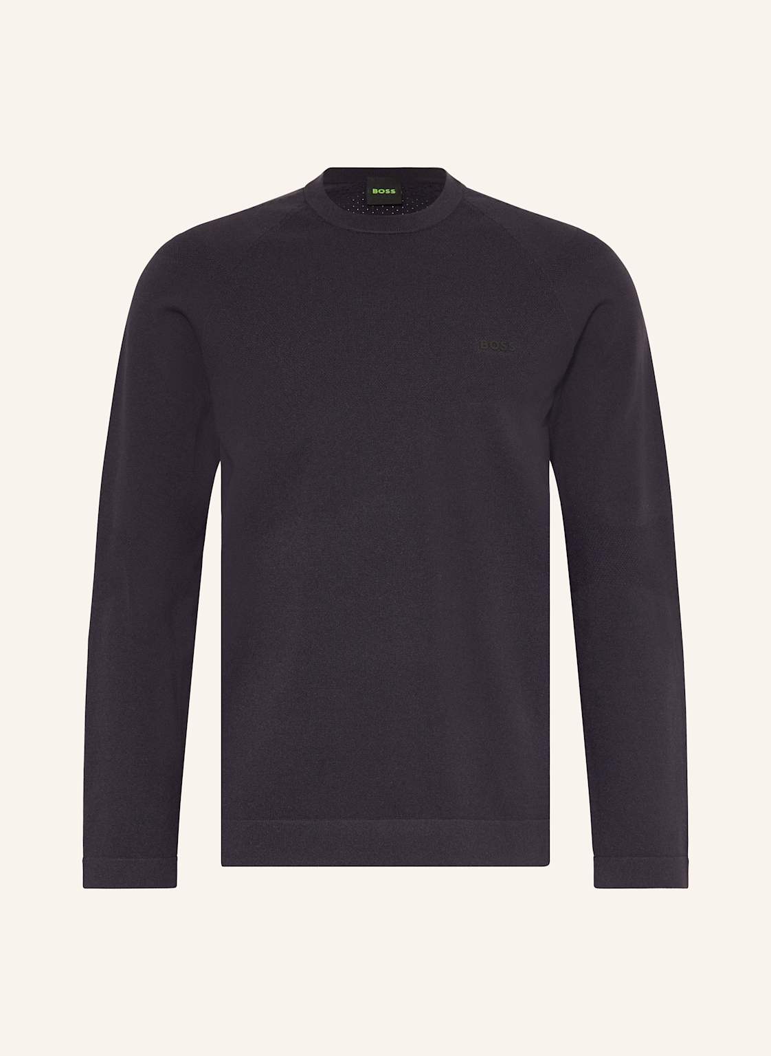 Boss Pullover Seamless Tech blau von Boss