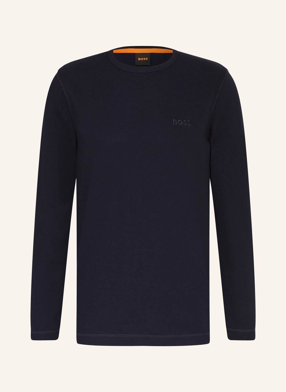 Boss Longsleeve Tempesto blau von Boss