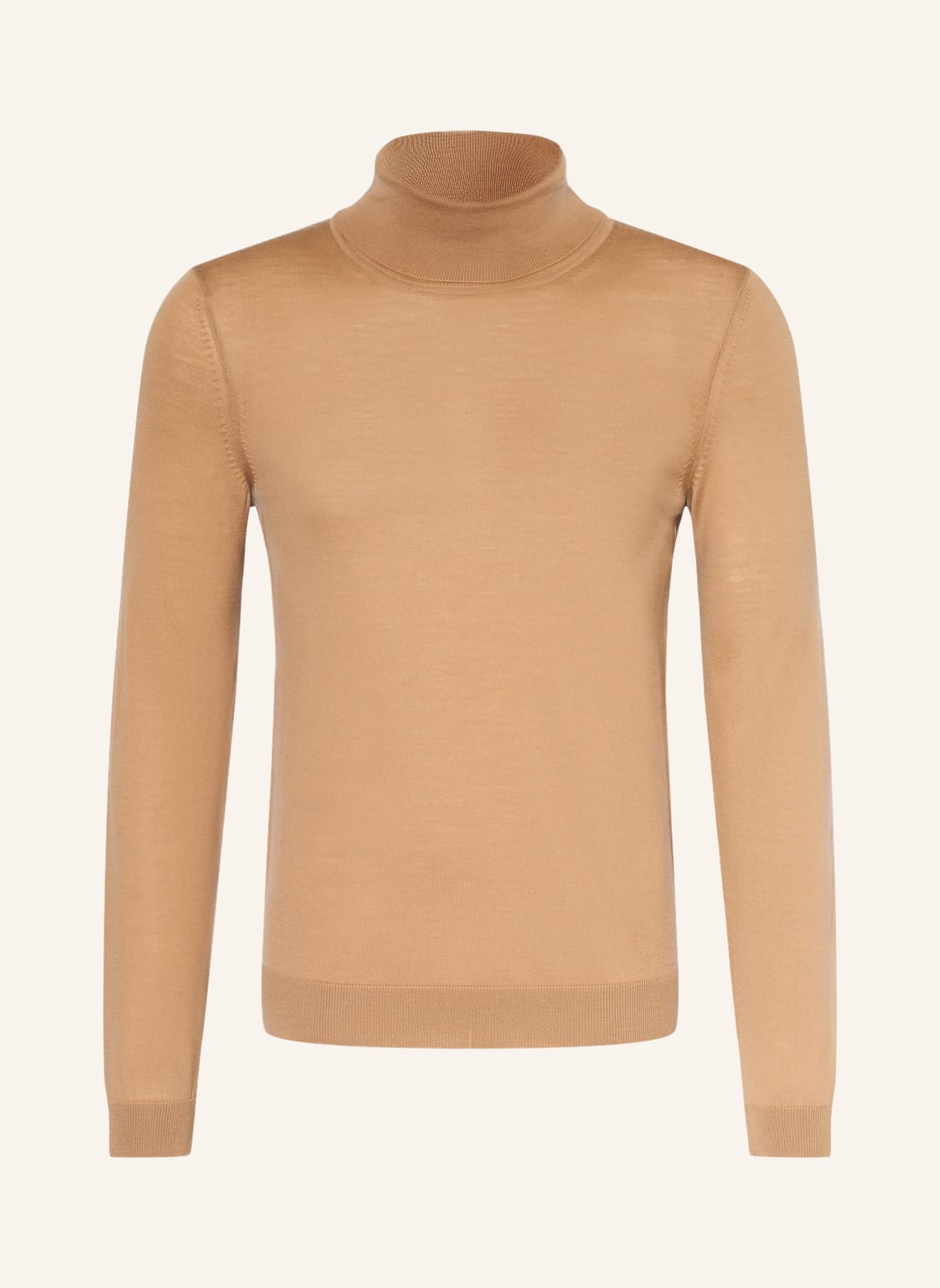 Boss Rollkragenpullover Musso beige von Boss