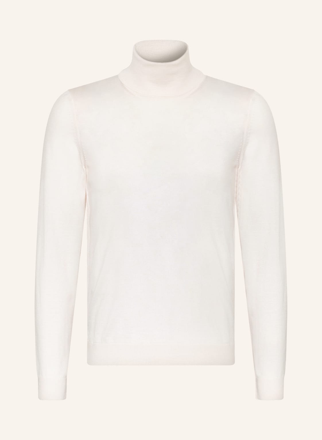 Boss Rollkragenpullover Musso weiss von Boss