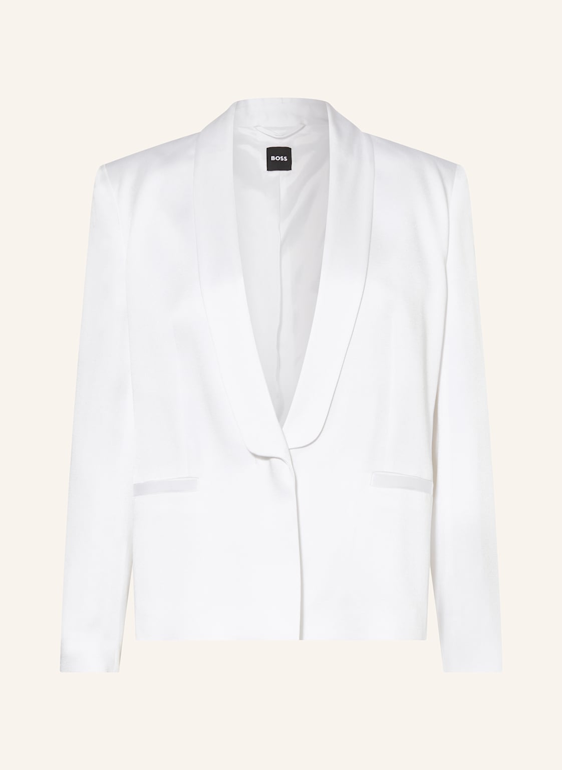 Boss Satinblazer janka3 weiss von Boss