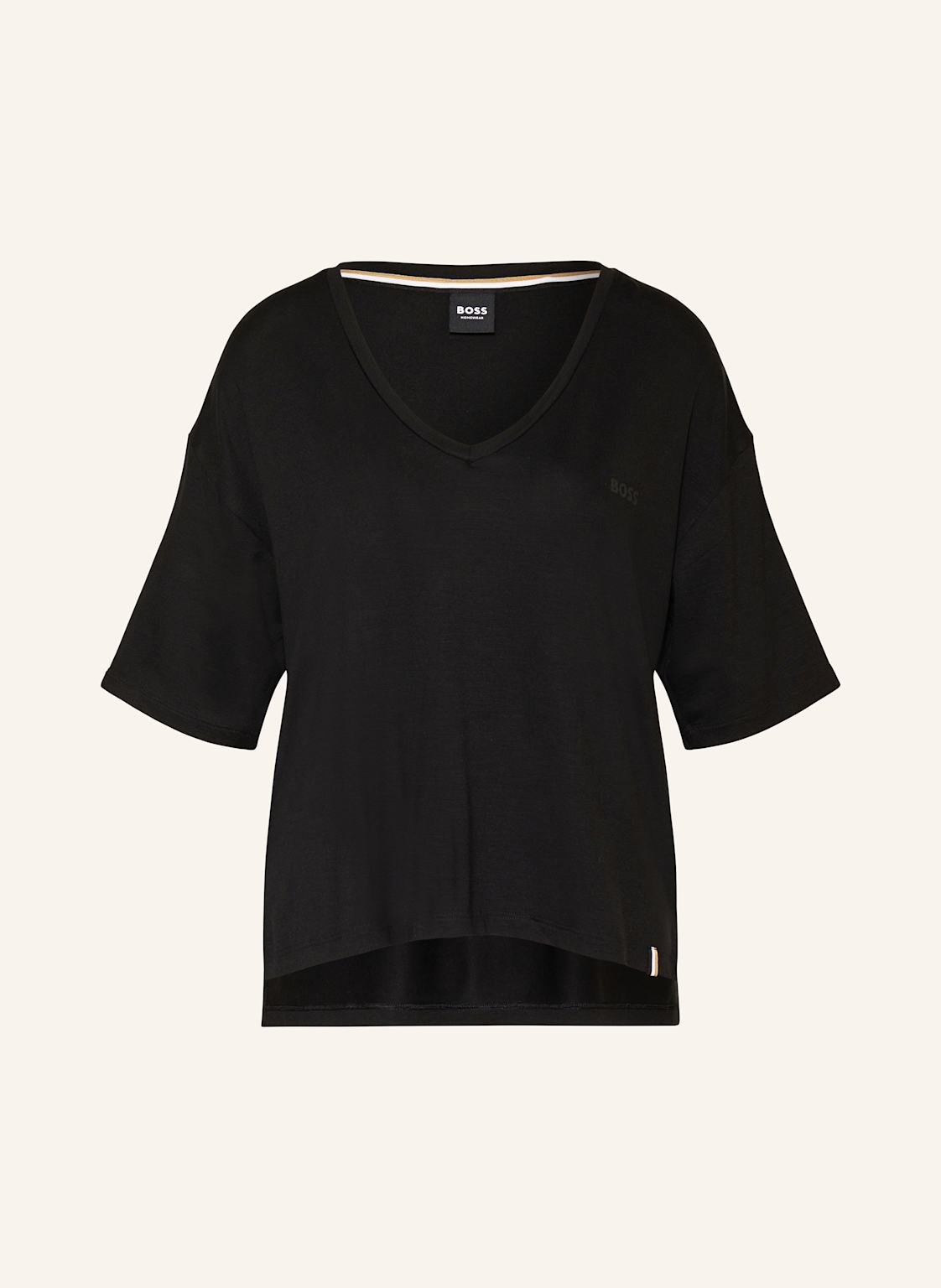 Boss Schlafshirt Cp Stripe schwarz Boss Schlafshirt Cp Stripe schwarz von Boss