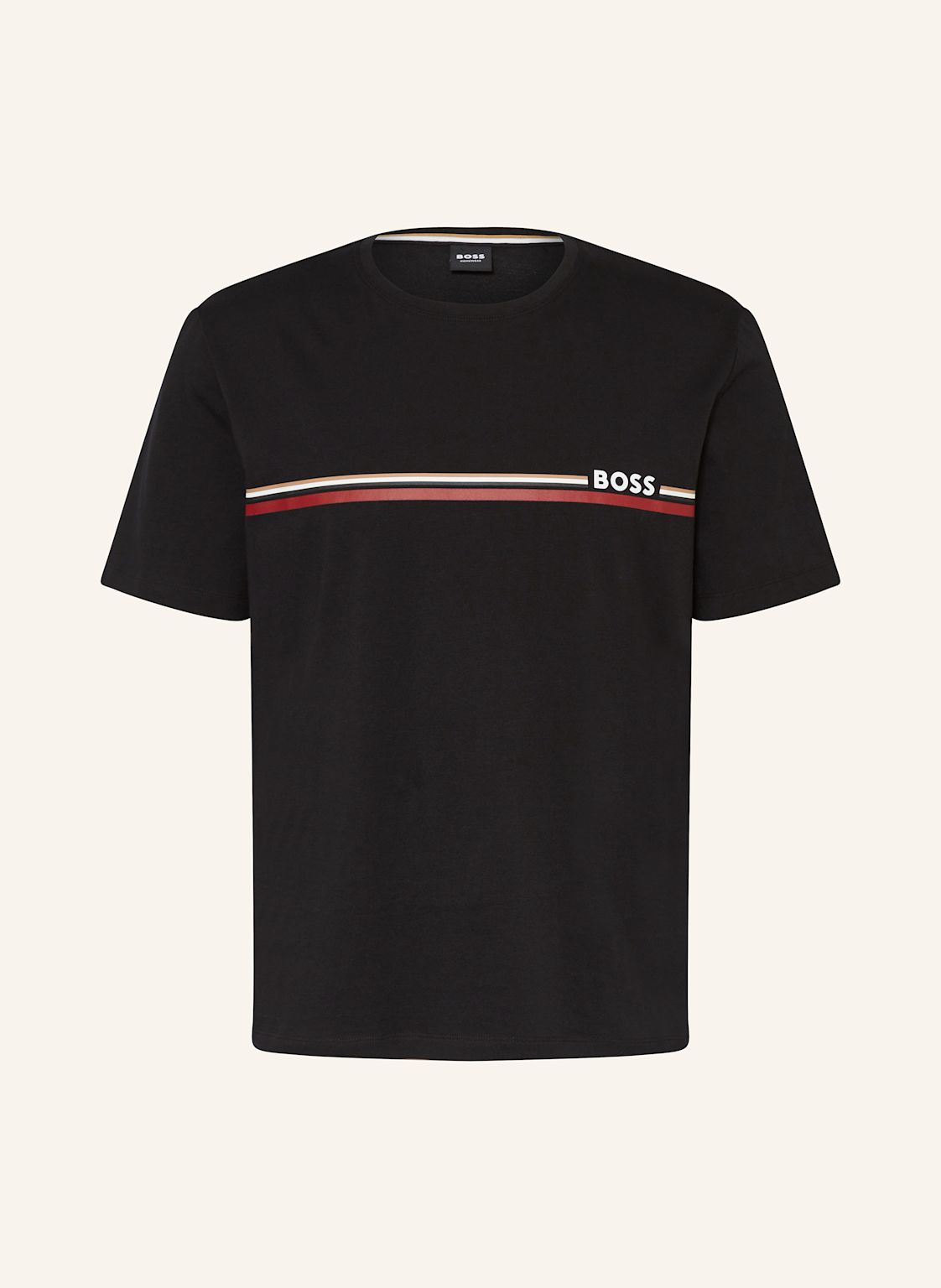 Boss Schlafshirt Holiday schwarz Boss Schlafshirt Holiday schwarz von Boss
