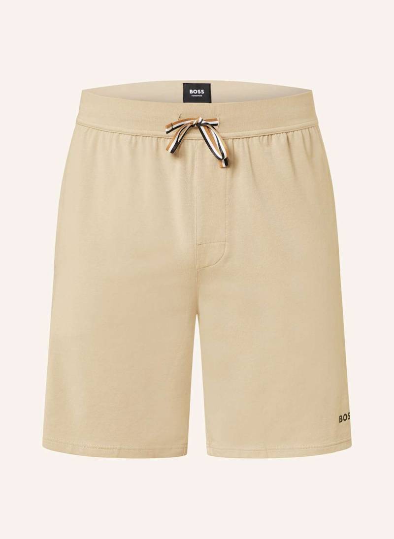 Boss Schlafshorts Unique beige von Boss