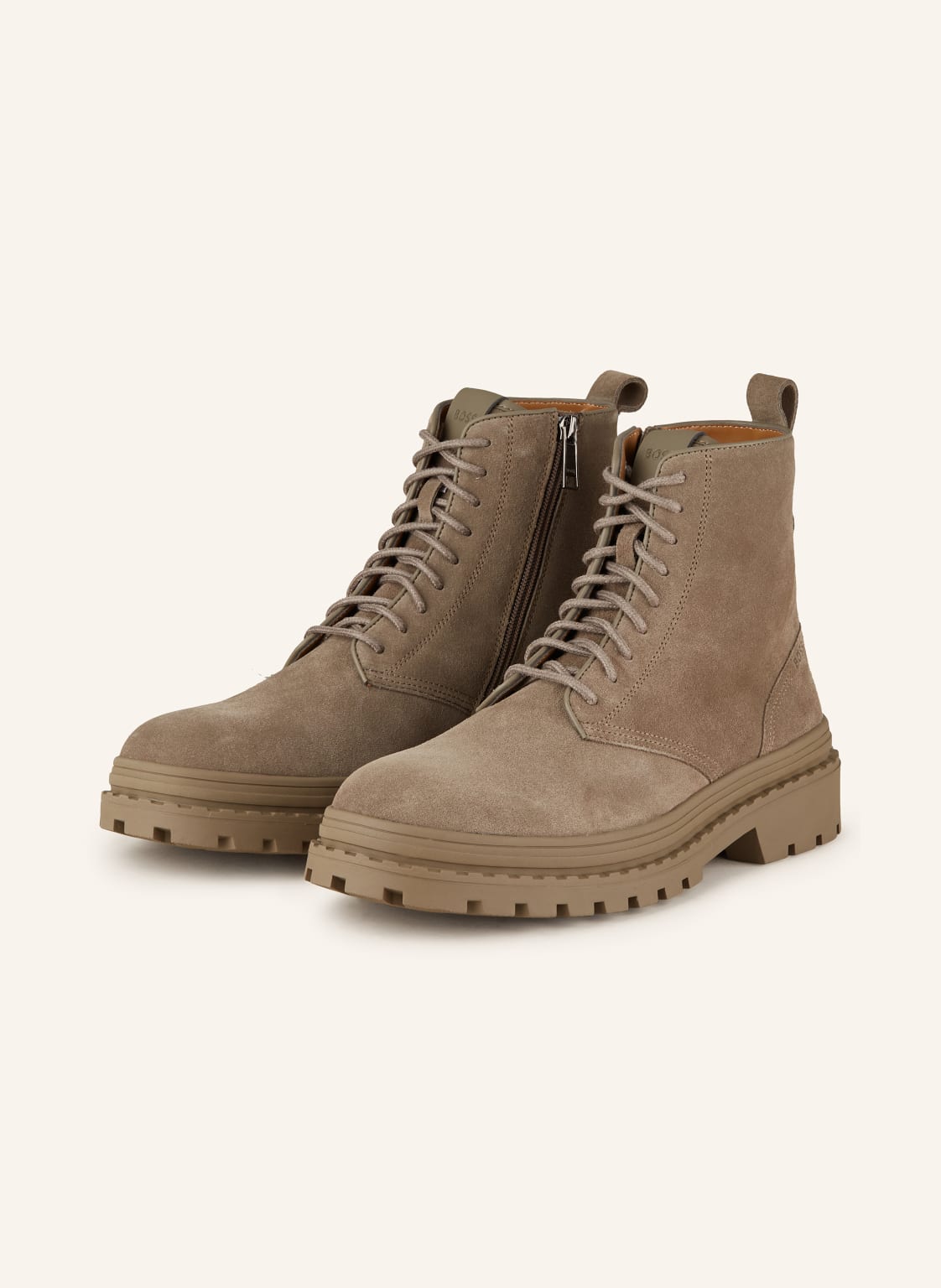 Boss Schnürstiefel Nebular beige von Boss