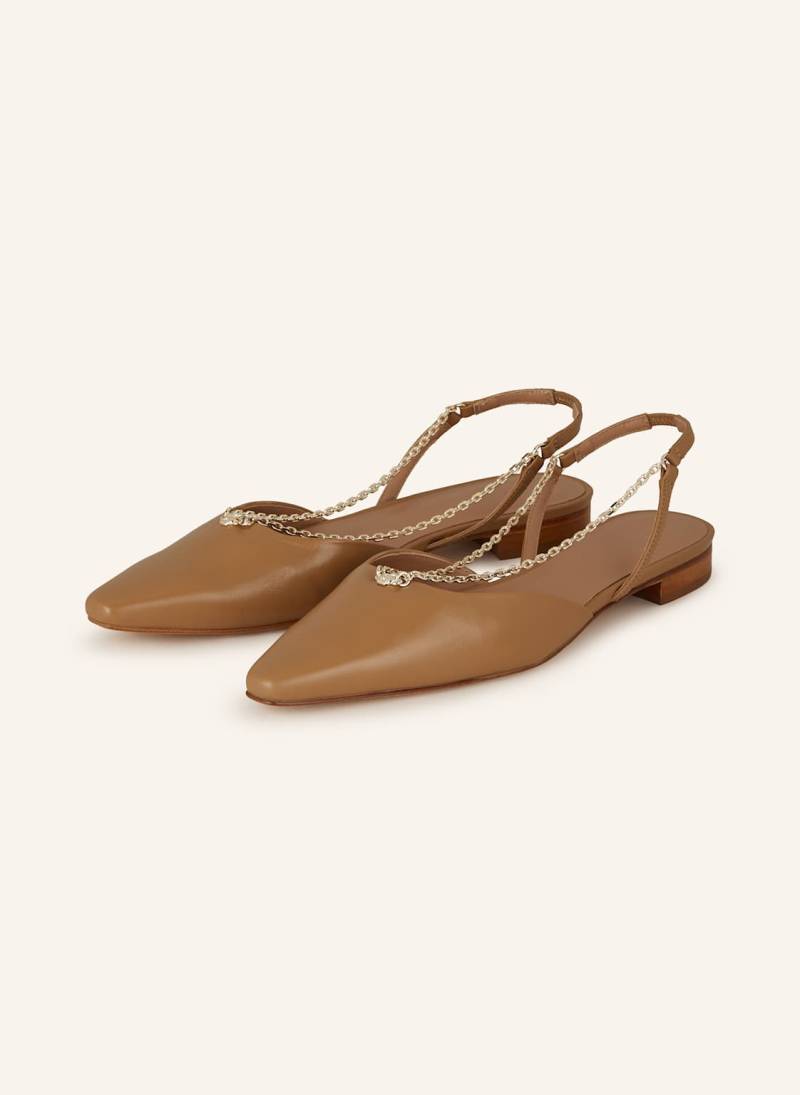 Boss Slingballerinas Charlize beige von Boss