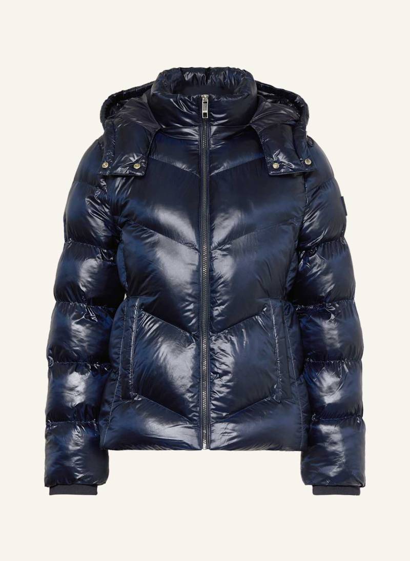 Boss Steppjacke pepule4 Mit Abnehmbarer Kapuze blau von Boss