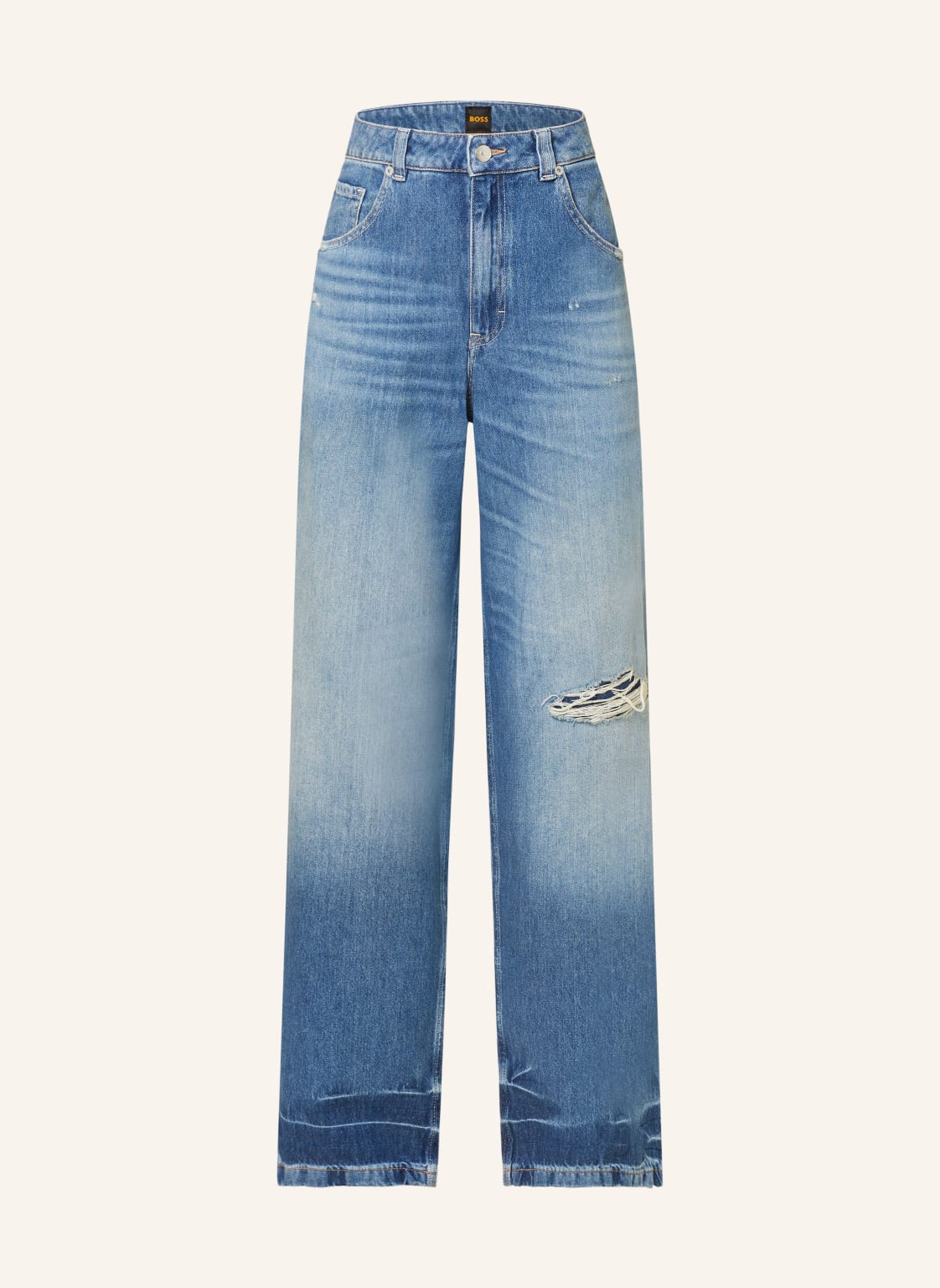 Boss Straight Jeans C_Wide Leg blau von Boss